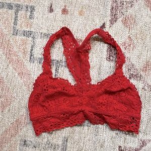Aerie Red Racerback Bralette